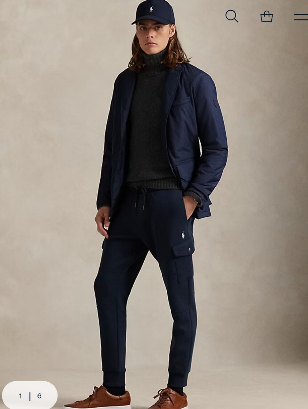 Polo Ralph Lauren Double-Knit Cargo Jogger Pant